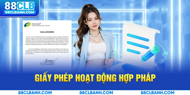 Giấy phép hoạt động hợp pháp