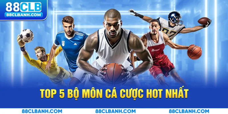 Top 5 bộ môn cá cược hot nhất