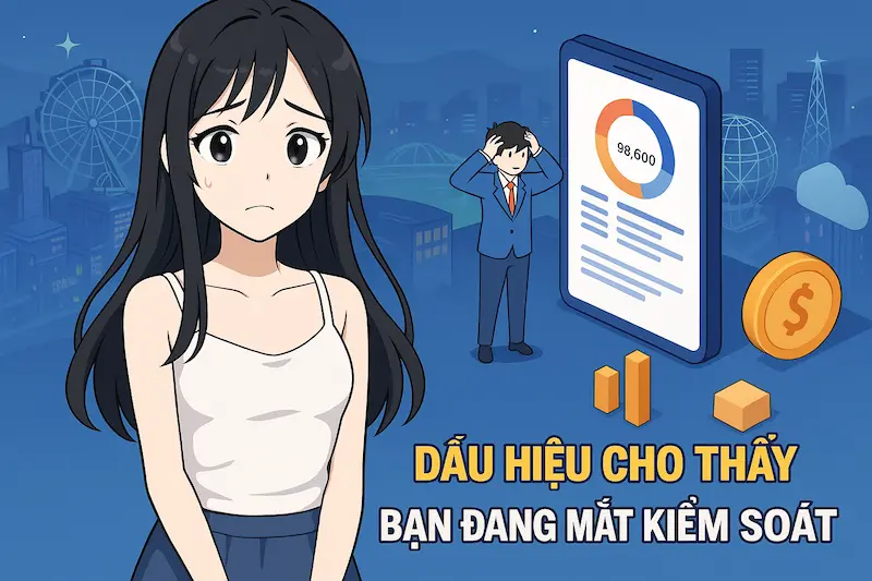 Dấu hiệu cho thấy bạn đang mất kiểm soát